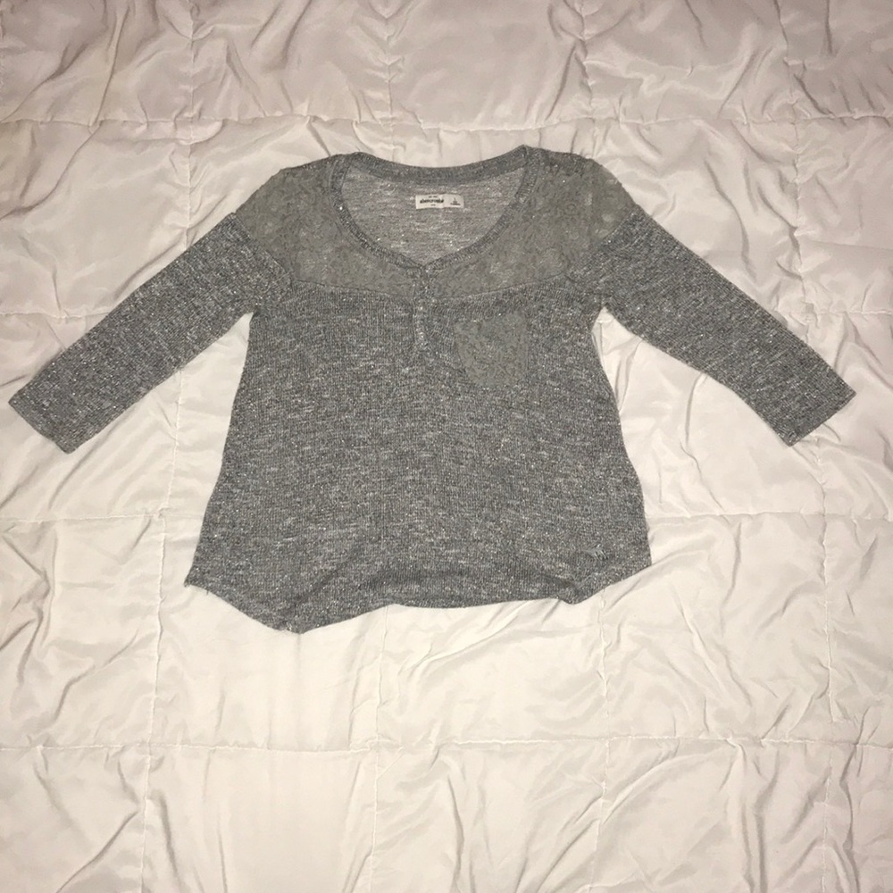 Abercrombie embroidered shirt